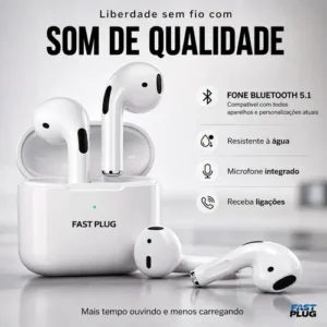 Fone De Ouvido Bluetooth Sem Fio